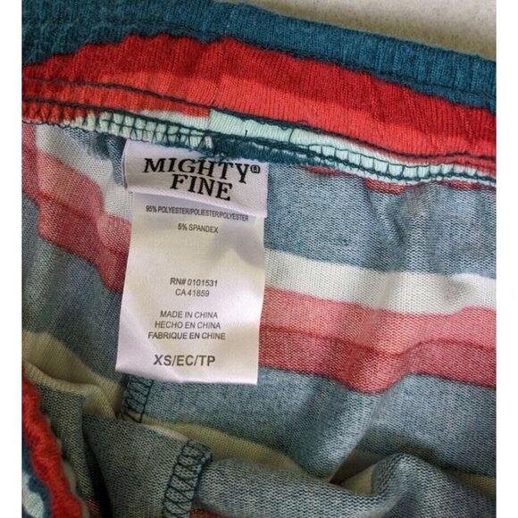 WOMEN'S CHRISTMAS PAJAMA SET - MIGHTY FINE - CROP TOP & PANTS - SIZE XS - Picture 11 of 13